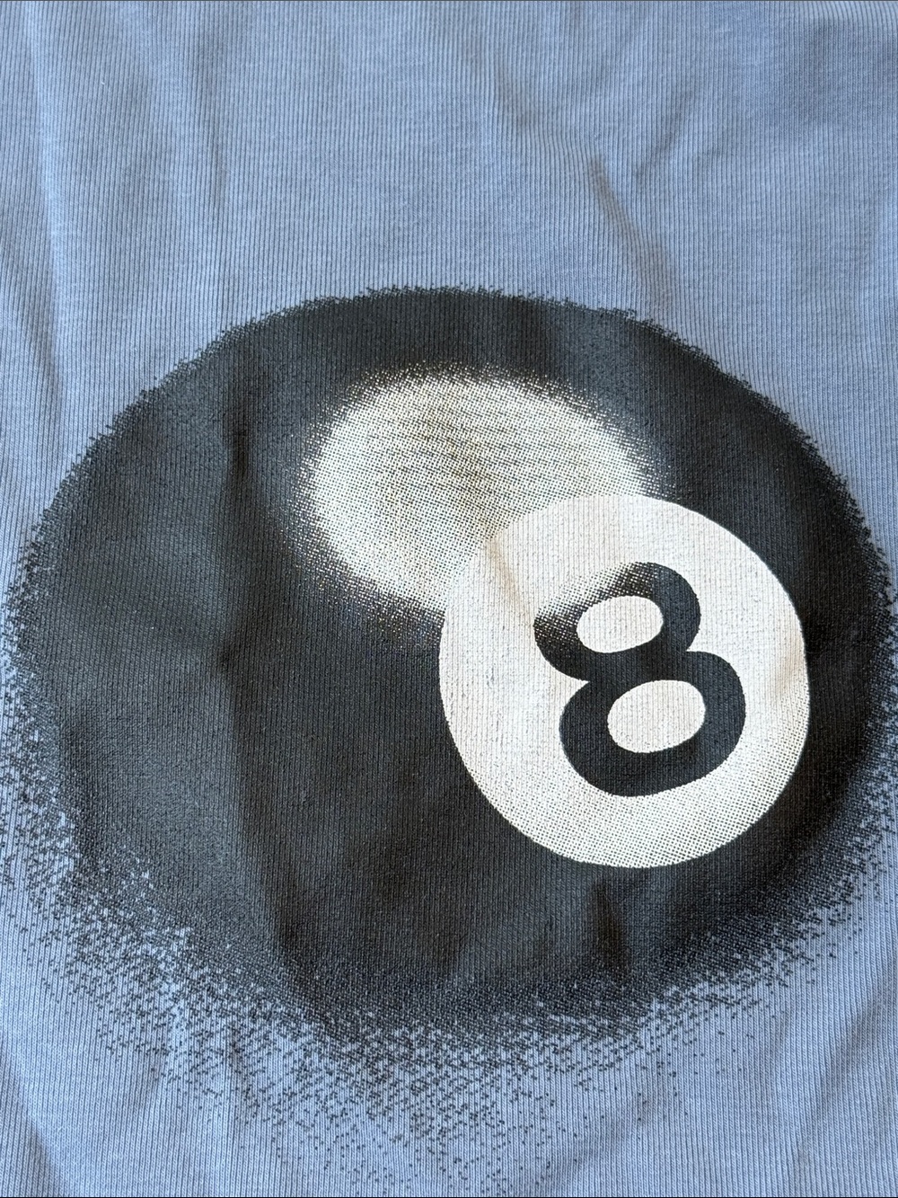 Long-Sleeve top - 8-Ball Graphic Top women’s size XS - Picture 3 of 7